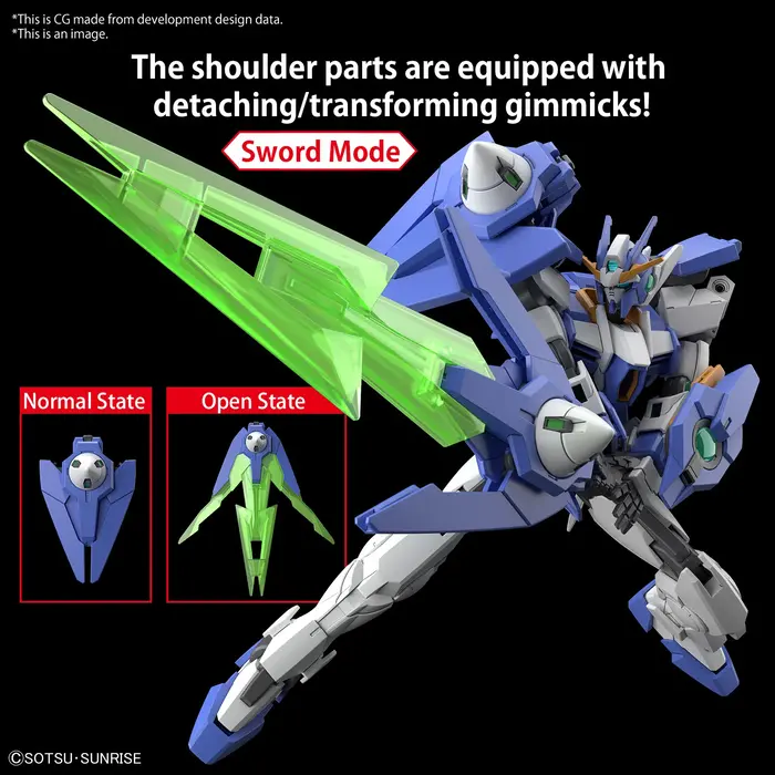 Bandai Gundam HGBM 1/144 Gundam 00 Diver Arc Model Kit 05