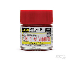 Mr.Hobby Mr Hobby Gundam Color (10ml) MS Red UG-04 Semi Gloss