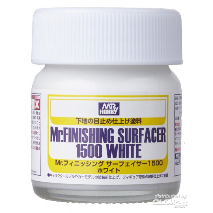 Mr.Hobby Mr Hobby Mr. Finishing Surfacer 1500 White (40ml)