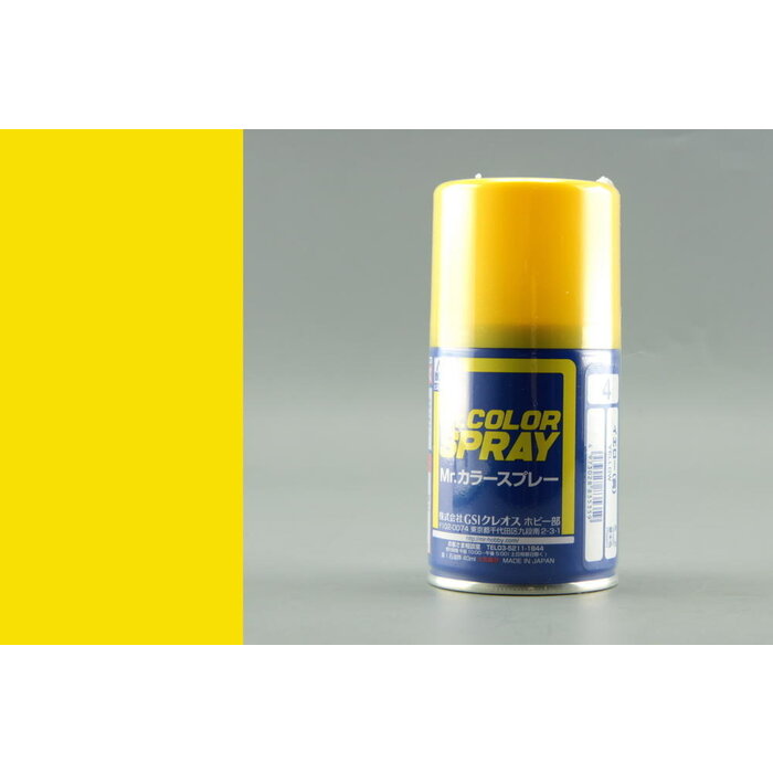 Mr.Hobby Mr.Hobby S-004 Yellow (Gloss) Spray 40Ml