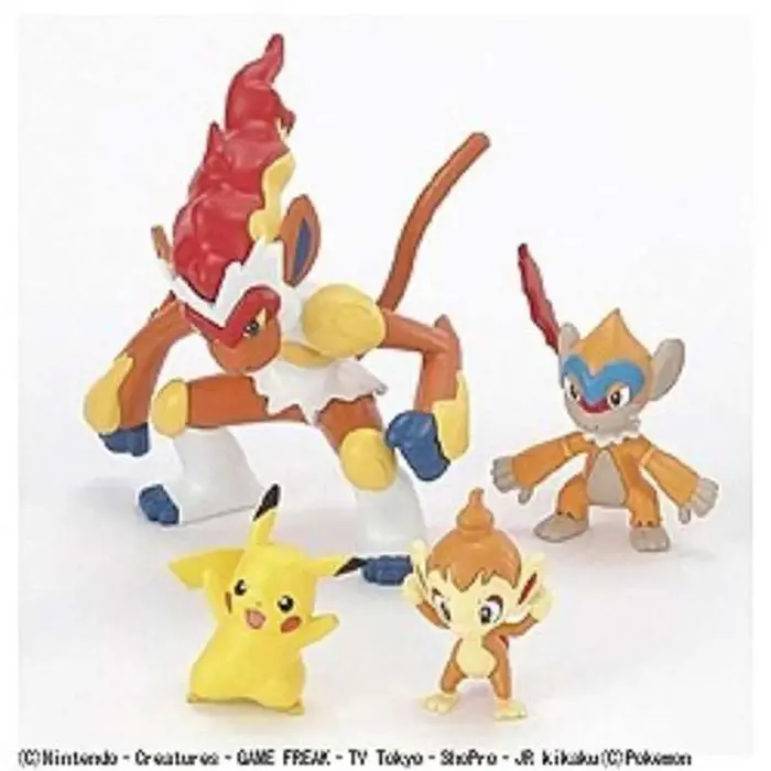 Bandai Pokemon Plamo Infernape Evolution Set Model Kit 07