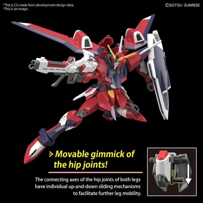 Bandai Gundam Seed Cosmic Era HG 1/144 Immortal Justice Gundam Model Kit