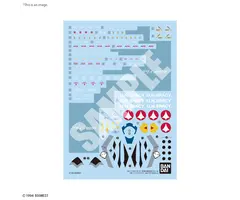 Bandai Macross HG 1/100 YF-21 Water Decals