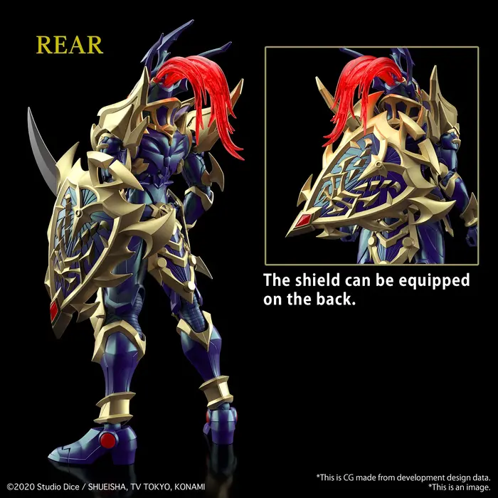 Bandai YU-GI-OH! Figure-Rise Standard Ampl Black Luster Soldier Model Kit