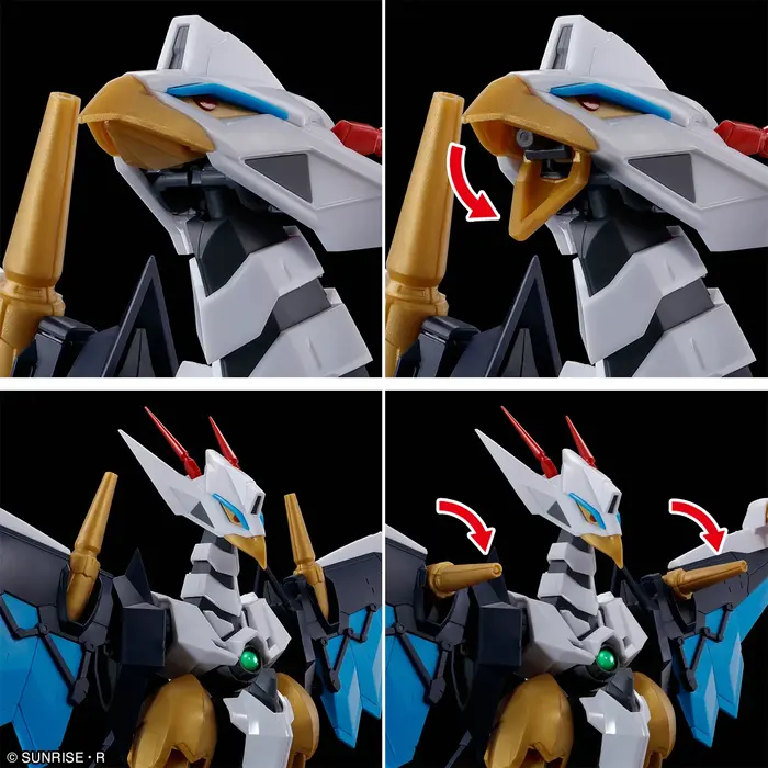Bandai WATARU HG Amplified IMGN Kujinmaru Model Kit