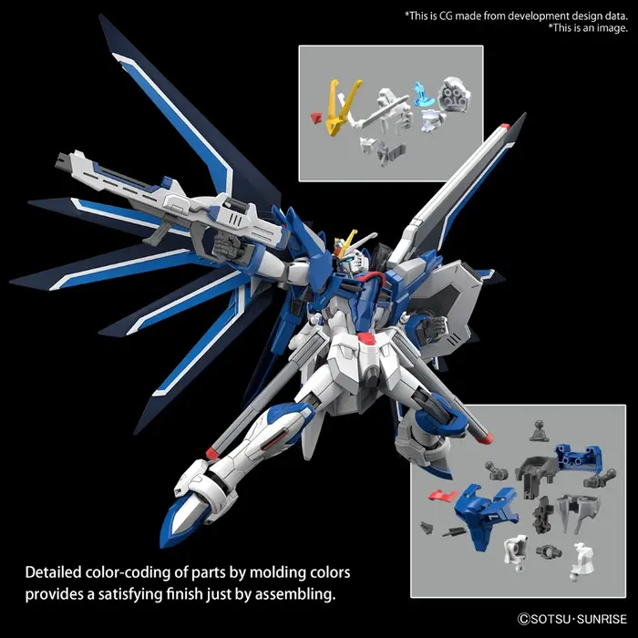 Bandai Gundam Seed HG 1/144 Rising Freedom Gundam Model Kit