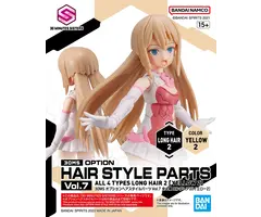 Bandai Gundam 30MS Option Hair Style Parts Vol.7 Color Yellow 2 Type Long Hair 2