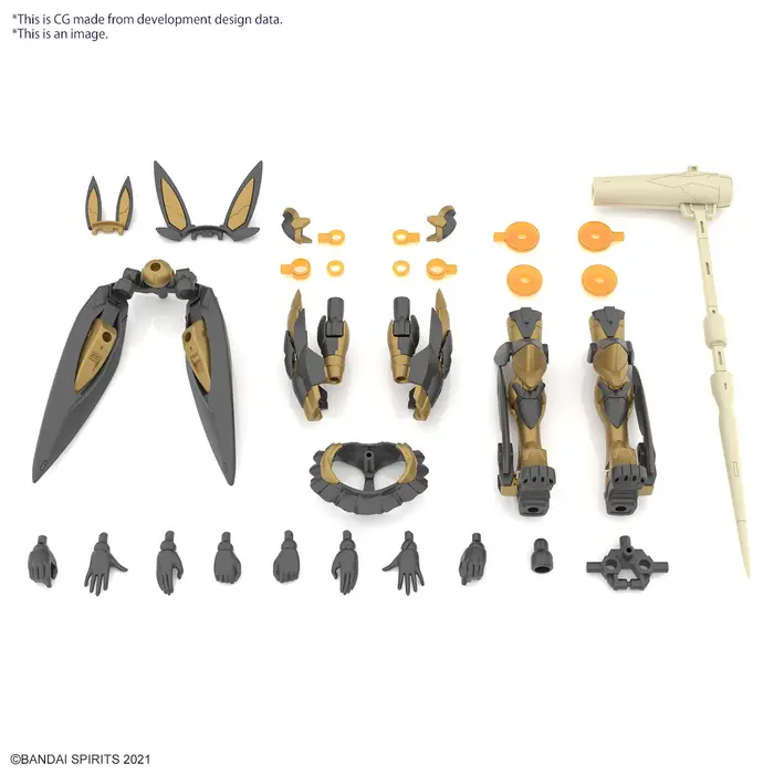 Bandai Gundam 30MS SIS-Tc20g Tukirna-Diearth (Innocente Form) Model Kit