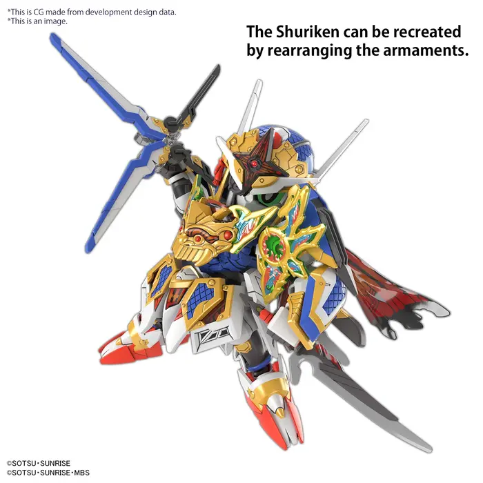 Bandai Gundam SDW Heroes Onmitsu Gundam Aerial Model Kit