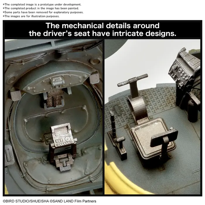 Bandai Sand Land 1/35 Sand Land Tank 104 Model Kit