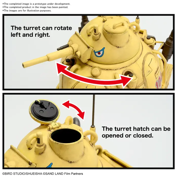 Bandai Sand Land 1/35 Sand Land Tank 104 Model Kit