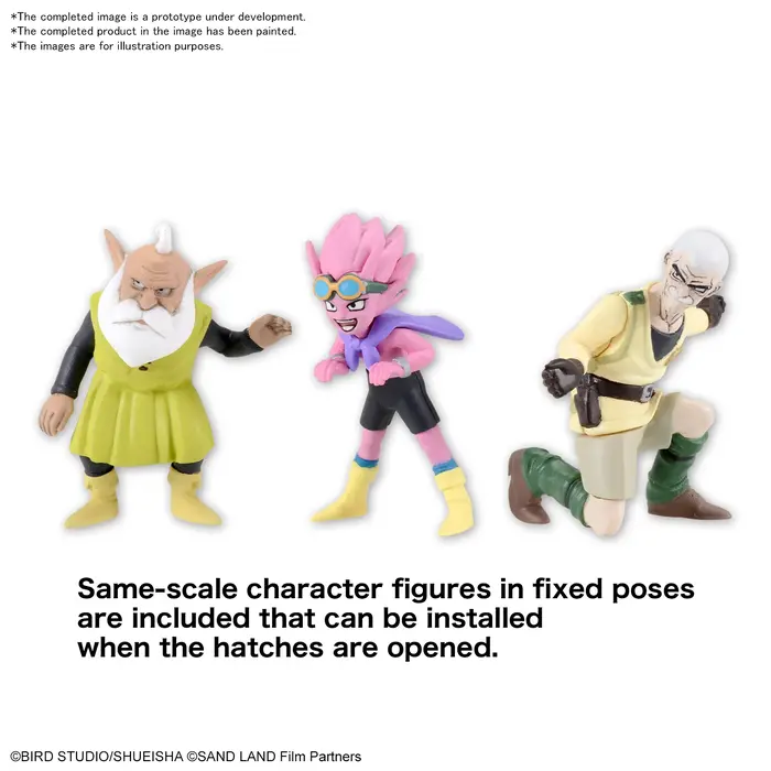 Bandai Sand Land 1/35 Sand Land Tank 104 Model Kit