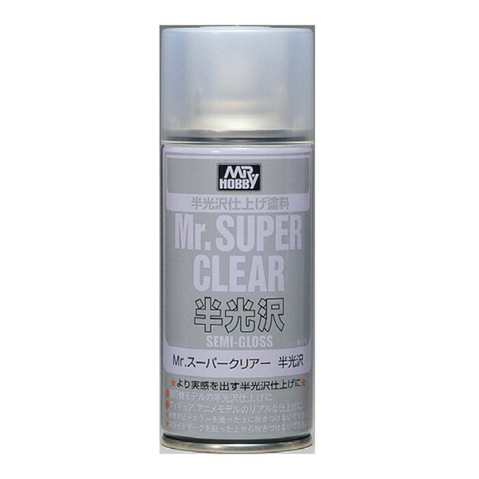 Mr.Hobby Mr Hobby Super Clear Semi Gloss Spray B516 170ml