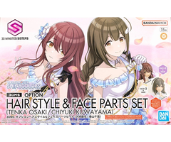 Bandai The Idolmaster 30MS Option Hair Style and Face Parts Set Model Kit
