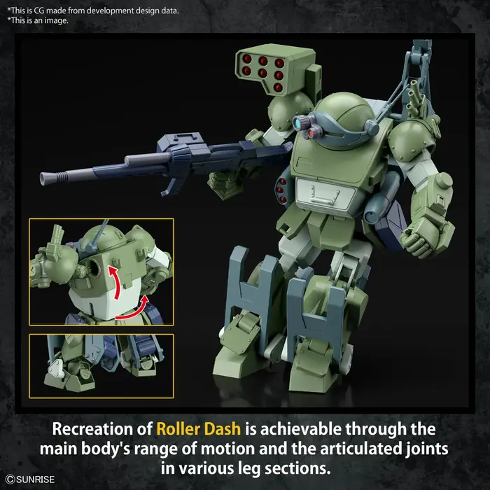 Bandai Gundam Votoms HG Burglarydog Model Kit