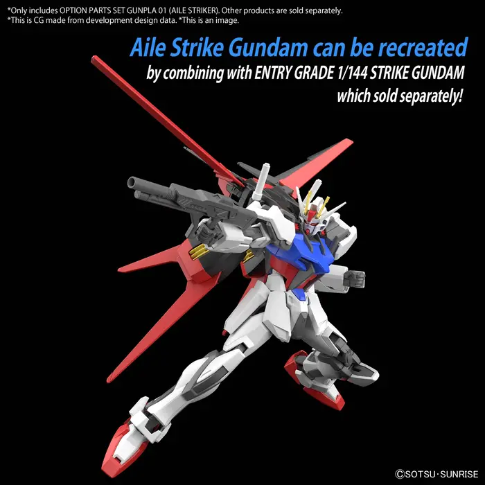 Bandai Gundam Option Parts Set Gunpla 01 (Aile Striker) Model Kit