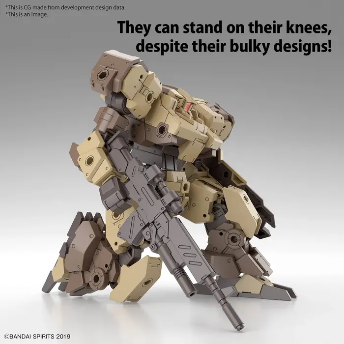 Bandai Gundam 30MM 1/144 Baskyrotto (Brown) Model Kit