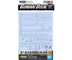 Bandai Gundam Decal 125 RG 1/144 V-Gundam Model Kit