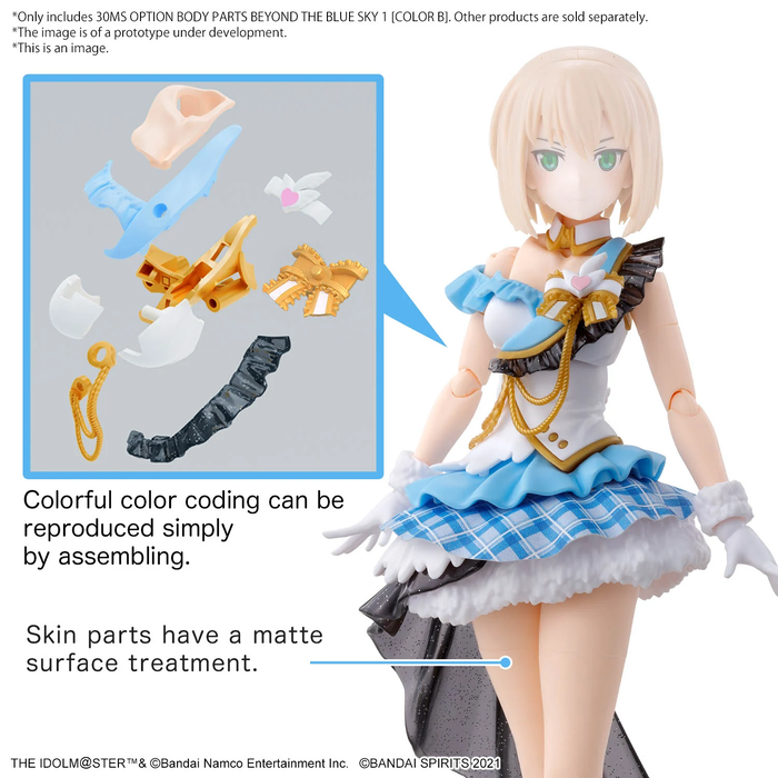 Bandai Gundam Idolmaster Option Body Parts The Blue Sky 1 Model Kit