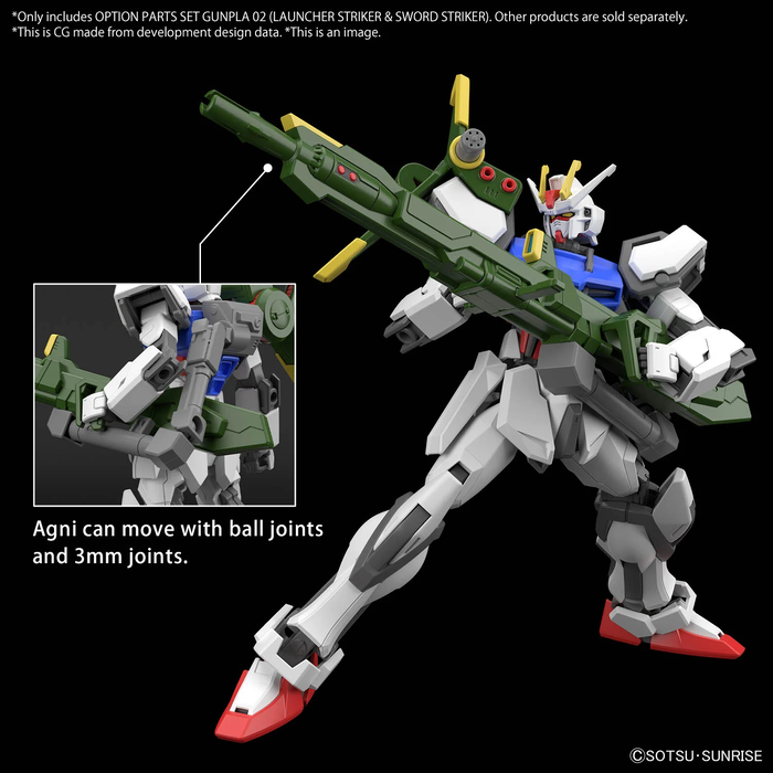 Bandai Gundam Option Parts Set Gunpla 2 (Launcher/ Sword Striker) Model Kit