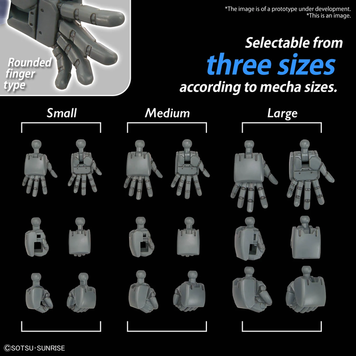 Bandai Gundam Options Parts Set 4 ( Build Hands Round) Model Kit