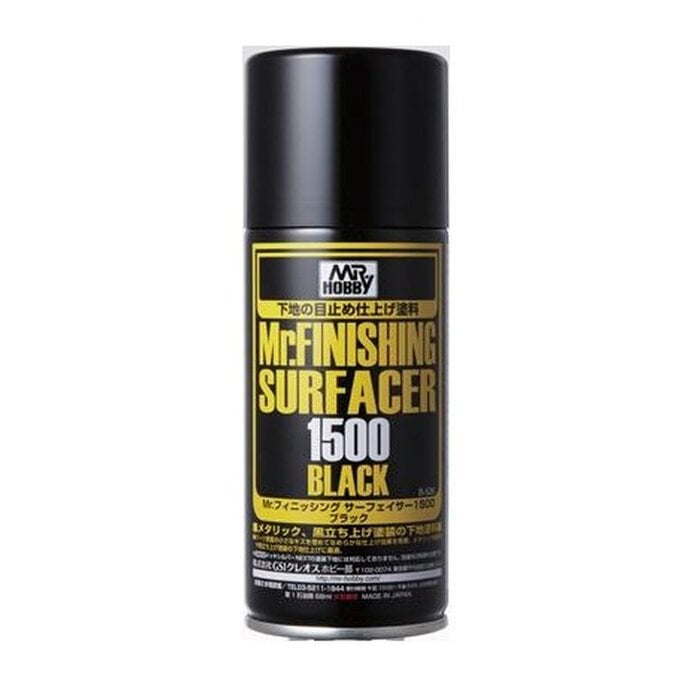 Mr.Hobby MR. Finishing Surfacer Acer 1500 Black 170ml B-526