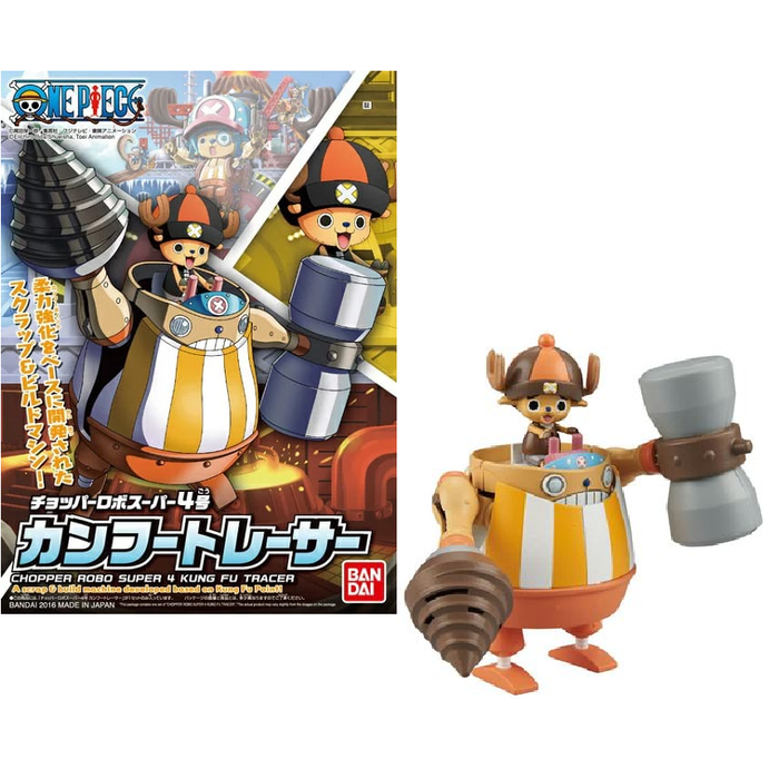 Bandai One Piece Chopper Robo Super 4 Kung Fu Tracer Model Kit