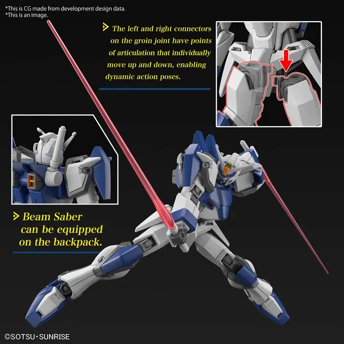 Bandai Gundam HGEC Duel Blitz 1/144 Model Kit