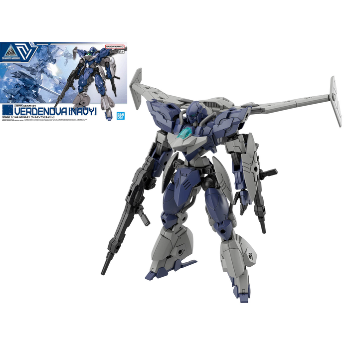 Bandai Gundam 30MM Verdenova (Navy) 1/144 Model Kit