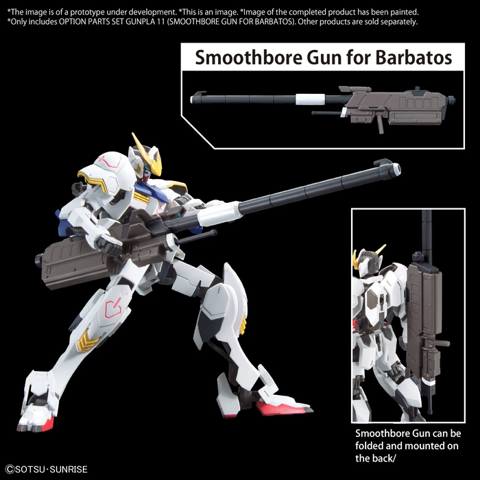 Bandai Gundam Option Parts Set 11 Smoothbore Gun Barbatos Model Kit