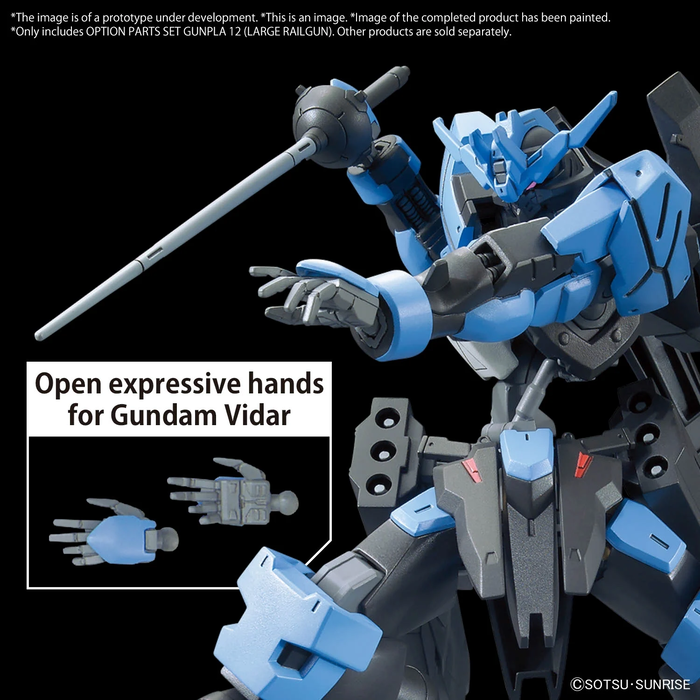 Bandai Gundam Option Parts set Gunpla 12 Large Railgun Model Kit