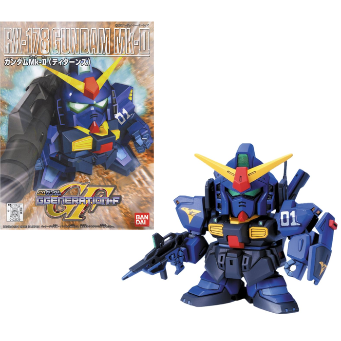 Bandai Gundam SD BB217 RX-178 Gundam MK-II Titans Model Kit
