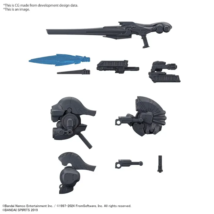Bandai Armored Core VI 30MM Option Parts Set Weapon Set 01 Model Kit