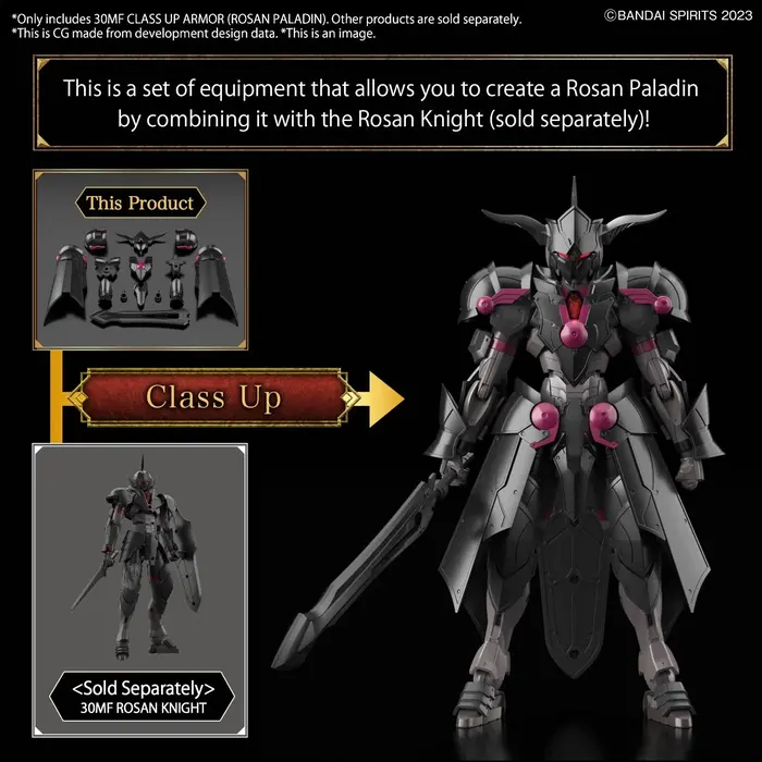 Bandai Gundam 30MF Class Up Armor Rosan Paladin Model Kit