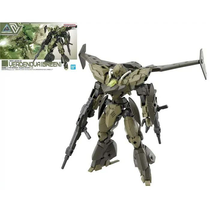 Bandai Gundam 30MM 1/144 bEXM-21 Verdenova Green Model Kit