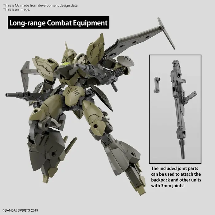 Bandai Gundam 30MM 1/144 bEXM-21 Verdenova Green Model Kit