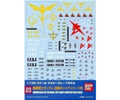 Bandai Gundam Decal 023 MG 1/100 Multiuse Char's Counter Attack