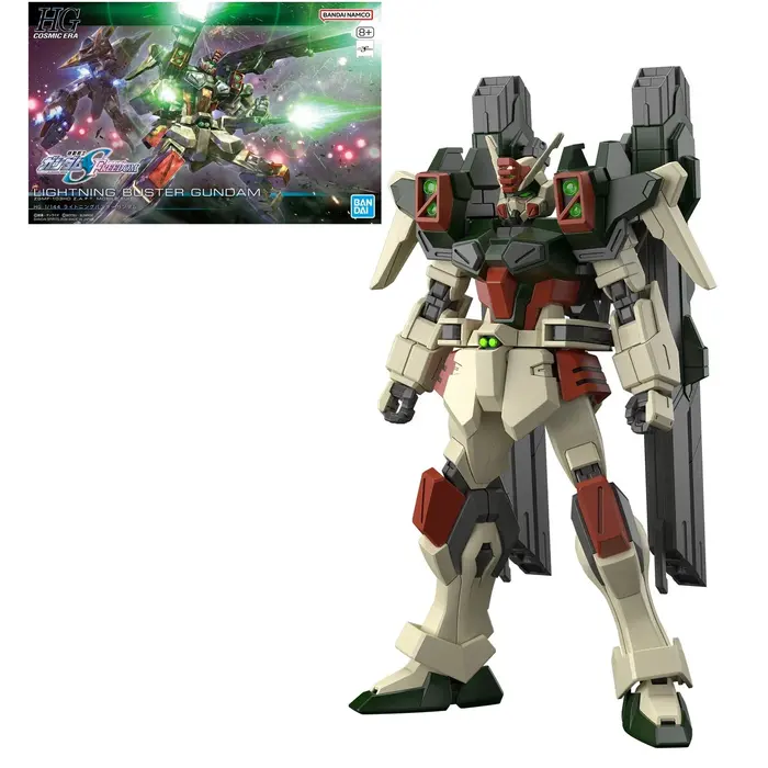 Bandai Gundam HG 1/144 Seed Lightning Buster Gundam Model Kit