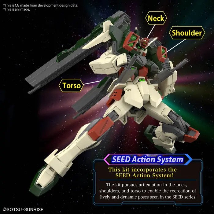 Bandai Gundam HG 1/144 Seed Lightning Buster Gundam Model Kit