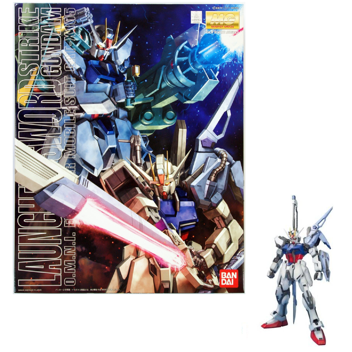 Bandai Gundam MG 1/100 Strike Gundam Launcher Sword Model Kit