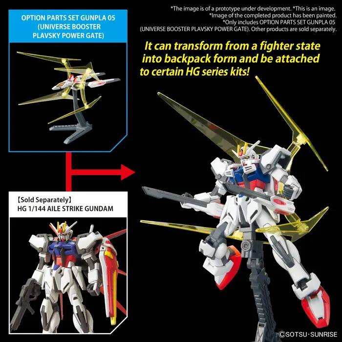 Bandai Gundam Option Parts Set Gunpla 05 Universe Booster Model Kit
