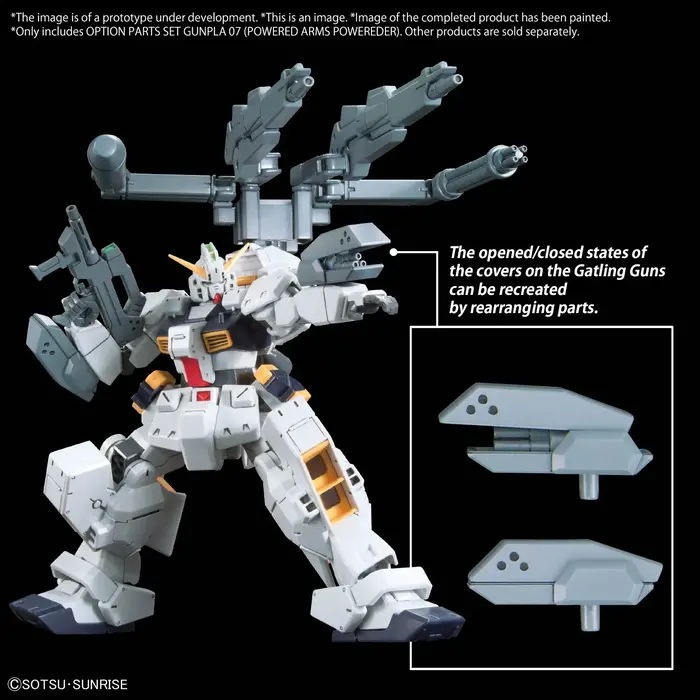 Bandai Gundam Option Parts Set Gunpla 07 Powered Arms Powered Model Kit
