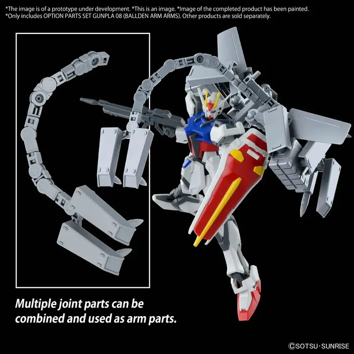 Bandai Gundam Option Parts Set Gunpla 08 Balden Arm Arms Model Kit