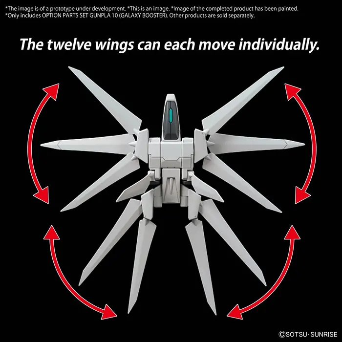 Bandai Gundam Option Parts Set Gunpla 10 Galaxy Booster Model Kit