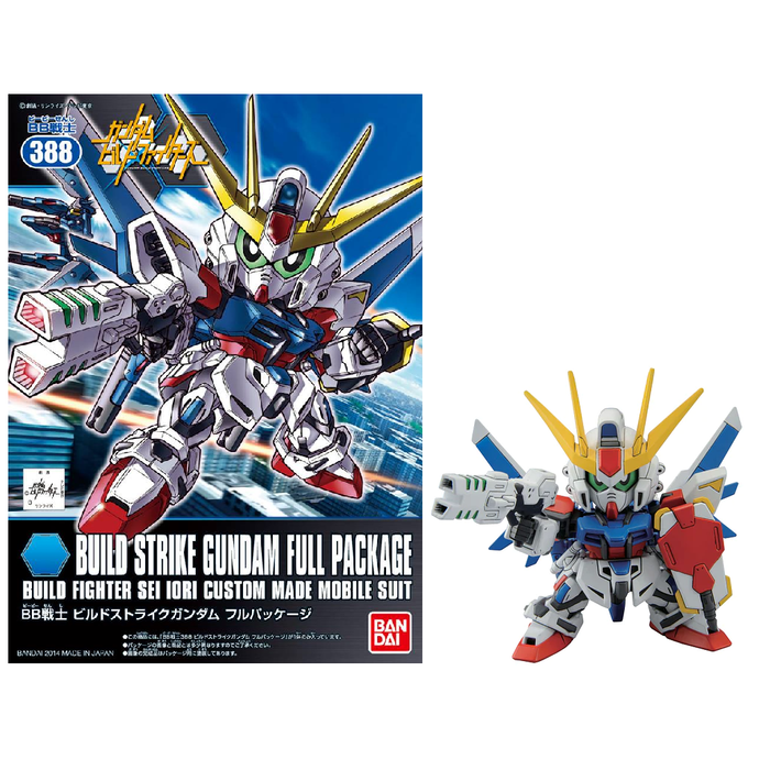 Bandai Gundam SD BB388 Build Strike Gundam Full Package Model Kit