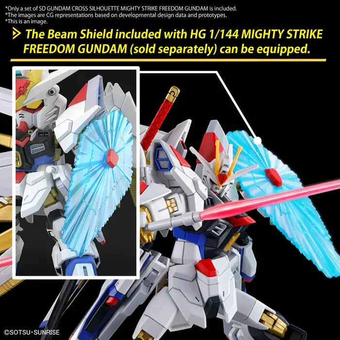 Bandai Gundam SD CS Mighty Strike Freedom Model Kit