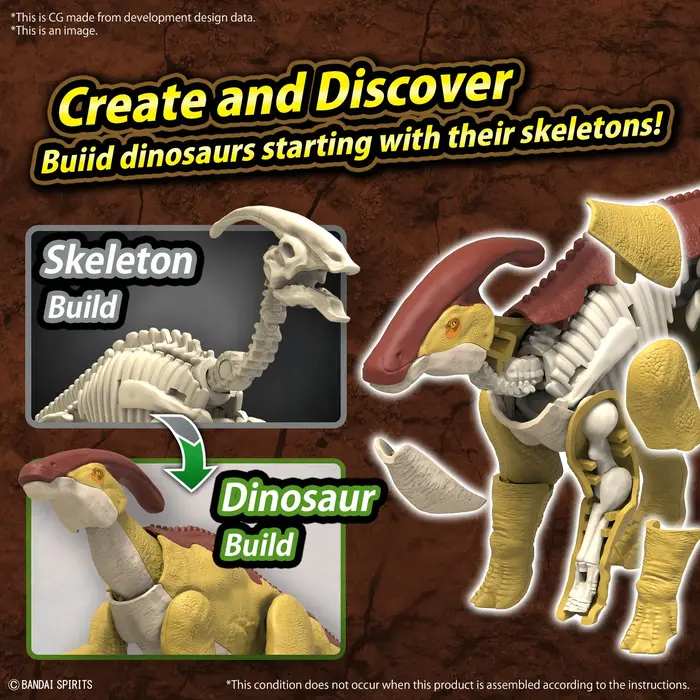 Bandai Plannosaurus Parasaurolophus Model Kit