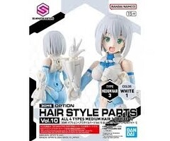 Bandai Gundam 30MS Option Hair Style Parts Vol.10 White
