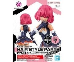 Bandai Gundam 30MS Option Hair Style Parts Vol.10 Red