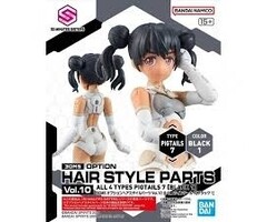Bandai Gundam 30MS Option Hair Style Parts Vol.10 Black